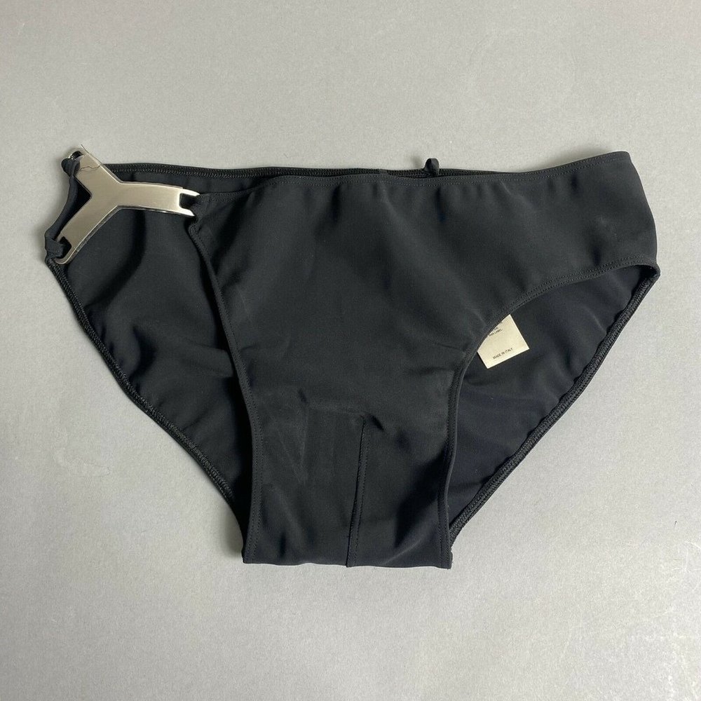 Rick Owens Mens 52 (US 42) Black Hydra Swimmer Asymmetric Swim Brief